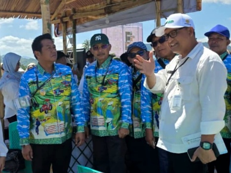 Wabup Barito Utara, Felix Sonadie Y. Tingan, dalam PENAS XVII Petani Nelayan 2026. (Ist)