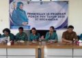 Ketua I Bidang Pembinaan Karakter Keluarga TP PKK Kabupaten Barito Timur, Ny. Rada Karuniani Garu, dalam kegiatan pembinaan program kelembagaaan dan admistrasi di Kecamatan Raren Batuah, Senin (22/6/2026).