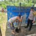 Polisi yang melakukan olah TKP dugaan pembongkaran makam di Desa Lebo, Rabu (24/6/2026). (Ist)
