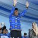 Bupati Barito Utara, H. Shalahuddin, memberikan semangat kepada para kafilah yang tampil dalam malam pembukaan MTQ KORPRI, Rabu (24/6/2026).