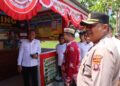 Tim penilai dipimpin Kombes Pol Witarsa Aji, didampingi Kapolres Kapuas AKBP Gede Eka Yudharma, meninjau Posko Kampung Bebas Narkoba di Kelurahan Selat Utara, Jumat (26/6/2026).