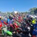 Raturan rider yang turut ambil bagian dalam rangka One Day Adventure Katac Lintas Batas, memeriahkan Hari Bhayangkara ke-80, Sabtu (27/6/2026).