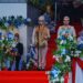 Gubernur Kalteng Agustiar Sabran, memimpin Upacara Hari Jadi Kabupaten Barito Utara ke-76, Senin (29/6/2026).