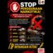 Pamflet stop penyalahgunaan narkoba.