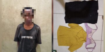 LGR (38) dan barang bukti yang diamankan.
