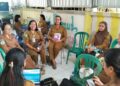 Tim Kesmas Dinkes Bartim ketika melakukan Monev di Puskesmas Unsum, Selasa (3/2/2026).