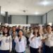 Penyuluh dari Dinkes Barito Timur, berpose dengan warga binaan usai memberikan edukasi Hantavirus dan PHBS.