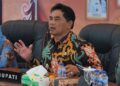 Bupati Barito Utara, H.Shalahuddin, memimpin konsultasi publik, Kamis (2/7/2026).