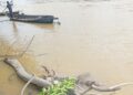 Jasad Aiptu Sumariyanto, yang ditemukan mengapung di Sungai Katingan, wilayah Rantau Asem, Miinggu (5/7/2026).