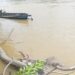 Jasad Aiptu Sumariyanto, yang ditemukan mengapung di Sungai Katingan, wilayah Rantau Asem, Miinggu (5/7/2026).