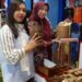 Ketua TP PKK Kabupaten Barito Utara, Hj. Maya Savitri Shalahuddin, mengikuti Pameran Kriya dan Wastra Nasional di Makassar. (Ist)