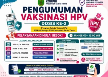 Pamflet pengumuman.