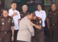 Kapolresta Palangka Raya, Kombes Pol Dedy Supriadi, saat silahturahmi disambut Kajari Palangka Raya, Yunardi, Rabu (15/7/2026).