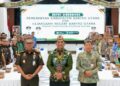 Bupati Barito Utara, H. Shalahuddin, dalam Rapat Sinergitas Pengelolaan Keuangan Daerah yang digelar di Gedung Balai Antang, Muara Teweh, Kamis (16/7/2026).
