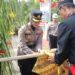 Penyambutan AKBP Arum Sari Puspita Dewi sebagai Kapolres Gunung Mas, menggantikan AKBP Heru Eko Wibowo, di Mako Polres Gunung Mas, Jalan Bhayangkara, Kuala Kurun, Jumat (17/7/2026). (ist hms)