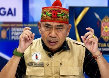 Ketua Dewan Kehormatan Persatuan Wartawan Indonesia (PWI) Provinsi Kalimantan Tengah, Sadagori Henoch Binti.