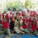 Bunda PAUD Kabupaten Barito Utara, Ny. Hj. Maya Safitri Shalahuddin, didampingi Ketua Gabungan Organisasi Wanita (GOW) Barito Utara, Mira Apriyantinada Felix Sonadie Y. Tingan, dalam Pertemuan Pagi Ceria (PPC) di TK Melati Muara Teweh serta Bunda PAUD Bertutur di TK Wardatul Jannah, Jumat (17/7/2026).