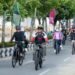 mengikuti kegiatan Car Free Day (CFD) dan Gowes Bersama yang digelar Pemerintah Kabupaten Barito Utara, Minggu (19/7/2026).