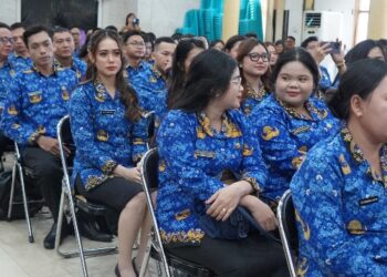 Para CPNS Formasi 2024 di Kabupaten Barito Timur, yang telah dilantik menerima resmi SK PNS, Senin (20/7/2026).