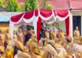 Bupati Barito Utara, H. Shalahuddin, memimpin Apel Gabungan Peringatan Hari Koperasi ke-79 Tahun 2026 di Muara Teweh, Senin (20/7/2026).