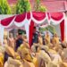 Bupati Barito Utara, H. Shalahuddin, memimpin Apel Gabungan Peringatan Hari Koperasi ke-79 Tahun 2026 di Muara Teweh, Senin (20/7/2026).