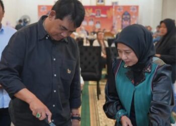 Bupati Barito Utara, H. Shalahuddin, dalam momen acara ulang tahun ke-55, Selasa (21/7/2026).