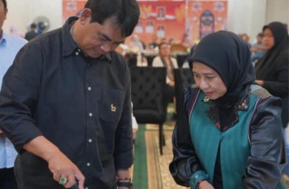 Bupati Barito Utara, H. Shalahuddin, dalam momen acara ulang tahun ke-55, Selasa (21/7/2026).