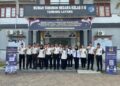 Jajaran Rutan Kelas IIB Tamiang Layang, berpose tolak gratifikasi usai apel pagi, Rabu (22/7/2026). (ist)