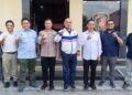 Tim PWI Kalimantan Tengah saat mengajukan pengaduan masyarakat terhadap pengacara Hotman Paris Hutapea di Ditreskrimum Polda Kalteng, Rabu (22/7/2026). (ist)