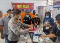 Pemusnahan barang bukti sabu dan obat terlarang, Kamis (23/7/2026). (ist)