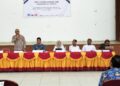 Kapolsek Dusun Tengah, IPTU Stefanus Rantealo, menyampaikan sambutan dalam kegiatan Penyusunan PKM 1, Kamis (23/7/2026). (ist)