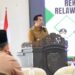 Wabup Barito Utara, Felix Sonadie Y. Tingan, memberikan arahan pada pembukaan pelatihan TAGANA, Selasa (28/7/2026).
