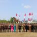 Wakil Ketua III DPRD Kalteng, Junaidi, turut berfoto bersama usai pelaksanaan perayaan HUT ke-1 Kodam XXII Tambun Bungai, Senin (10/8/2026). (ist)