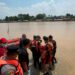 Evakuasi jenazah korban tenggelam di Sungai Kahayan, Senin (10/8/2026). (ist)