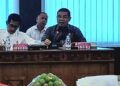 Anggota DPRD Kalteng, Ampera AY Mebas, ketika mengikuti kunjungan kerja ke Barito Timur, Jumat (31/7/2026).