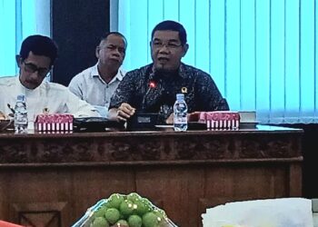 Anggota DPRD Kalteng, Ampera AY Mebas, ketika mengikuti kunjungan kerja ke Barito Timur, Jumat (31/7/2026).