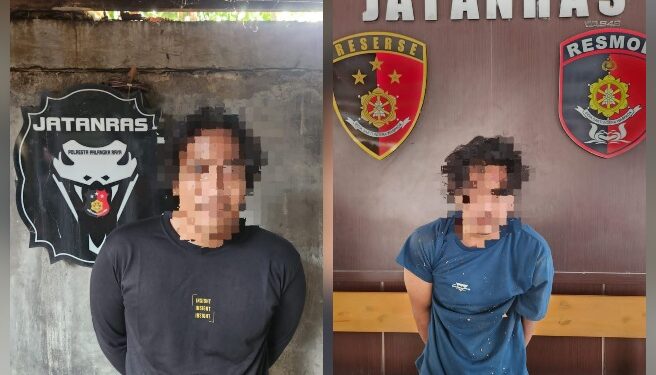 Pelaku M (28) dan S (28).