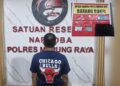 M (36) dan barang bukti.