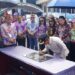 Ketua DPRD Kabupaten Murung Raya, Rumiadi, menghadiri peresmian Aula Christian Center yang berada di Kawasan Gereja Elioteria Christian Center, Puruk Cahu, Rabu (8/7/2026).