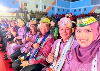 Wakil Ketua I DPRD Murung Raya, Dina Maulisah, menghadiri pembukaan Sinode Umum XXV Gereja Kalimantan Evangelis (GKE), Selasa (7/7/2026).