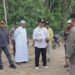 Bupati Barito Utara, H. Shalahuddin beserta jajaran meninjau progres pembangunan di Montalat, Jumat (31/7/2026).