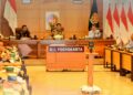 Bupati Barito Utara H. Shalahuddin, dan Wabup Felix Sonadie Y. Tingan beserta jajaran, dalam kaji tiru ke Pemerinah DIY, Selasa (4/8/2026). (ist)