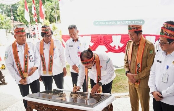 Sekretaris Daerah Kabupaten Barito Utara, Muhlis, yang menghadiri peresmian Radar Cuaca C-Band Muara Teweh, Senin (10/8/2026).