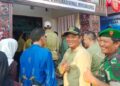 Ketua Komisi II DPRD Kabupaten Murung Raya, Bebie, saat menghadiri pembukaan Mura Expo 2026, Jumat (7/8/2026).