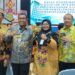 Bupati Barito Utara, H. Shalahuddin (dua dari kanan) bersama jajajaran kepala daerah di Kalteng mengikuti Rakor Antikorupsi di Palangka Raya, Kamis (13/8/2027).