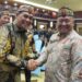 Bupati Barito Utara, H. Shalahuddin, bersama Kajati Kalteng Hendrizal Husin, dalam malam ramah tamah, Jumat (14/8/2026) malam.