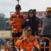 Wakil Ketua I DPRD Murung Raya, Dina Maulidah, menghadiri Apel Gelar Personel dan Sarana Prasarana (Sarpras) Siaga Darurat Bencana Karhutla Tahun 2026 yang dipimpin Wakil Bupati Murung Raya, Rahmanto Muhidin, di halaman Kantor BPBD Murung Raya, Jumat (7/8/2026).