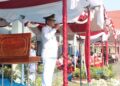 Bupati Bartim M. Yamin memimpin Upacara HUT ke-81 RI, Senin (17/8/2026).