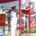 Bupati Bartim M. Yamin memimpin Upacara HUT ke-81 RI, Senin (17/8/2026).