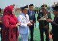 Wakil Ketua I DPRD Murung Raya, Dina Maulidah, dalam rangkaian HUT ke-81 RI, Senin (17/8/2026).